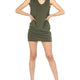 MINI ROUND NECKLINE DRESS