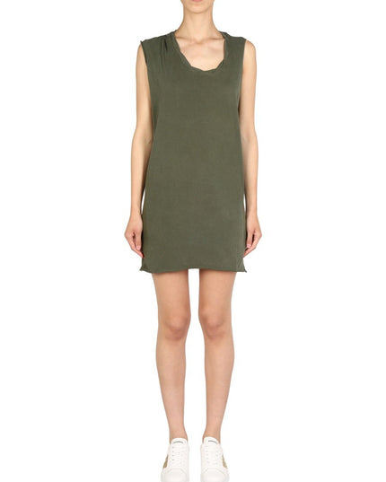 MINI ROUND NECKLINE DRESS