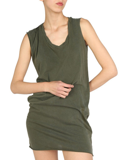 MINI ROUND NECKLINE DRESS