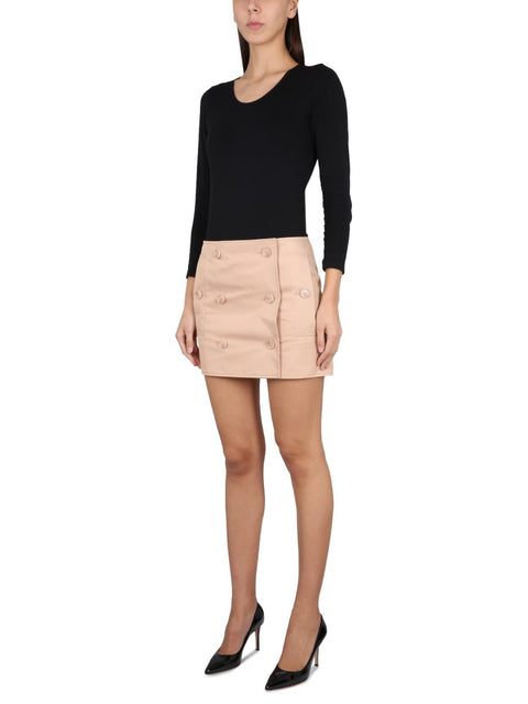 MINI TRENCH SKIRT