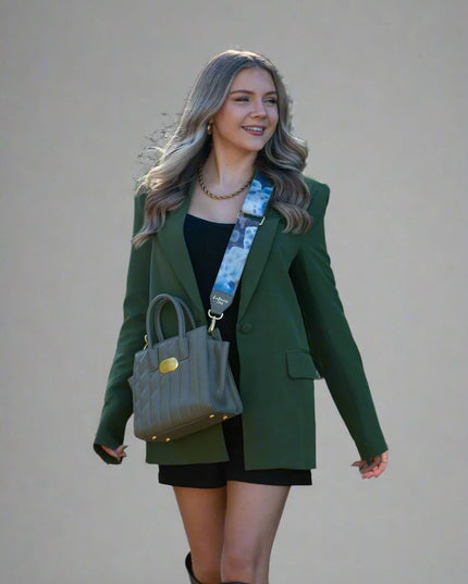 Mini Demi Tote Bag in Green