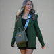 Mini Demi Tote Bag in Green
