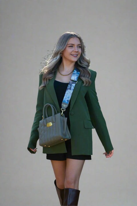 Mini Demi Tote Bag in Green