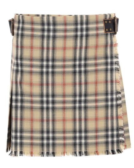 MINIGONNA KILT IN LANA CHECK