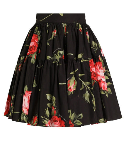 MINISKIRT WITH "BOUQUET" PRINT