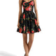 MINISKIRT WITH "BOUQUET" PRINT