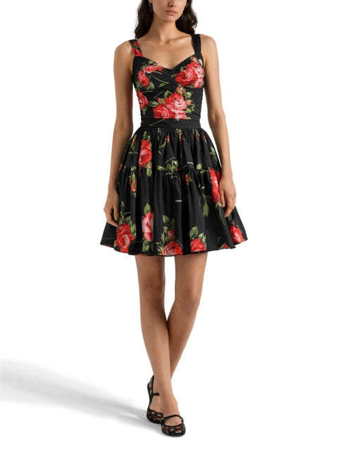 MINISKIRT WITH "BOUQUET" PRINT