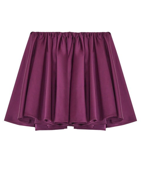 MINISKIRT WITH DRAPE