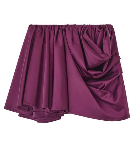 MINISKIRT WITH DRAPE