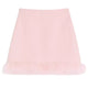 MINISKIRT WITH FEATHERS
