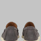 MOCASSINO IN PELLE SCAMOSCIATA CON LOGO