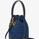 Mon Tresor FF flocked denim crossbody bag
