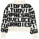 "MSGM X CATERINA FRONGIA" LETTERED SWEATER