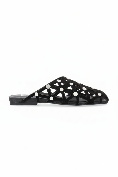 Ash Mule Bone 01 – Damen Ledermule SS26