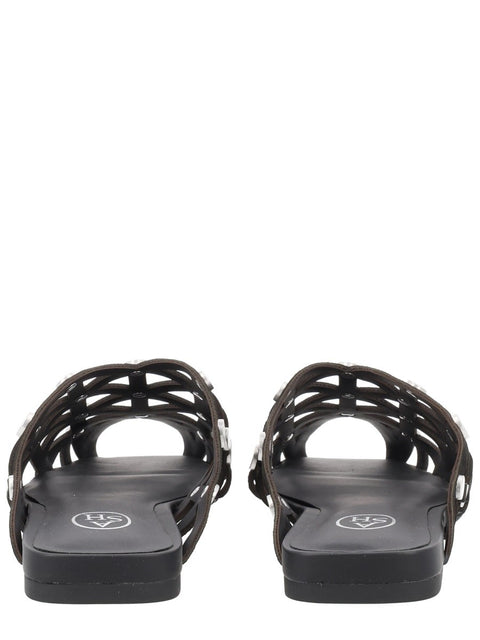 Ash Mule Bone 01 – Damen Ledermule SS26