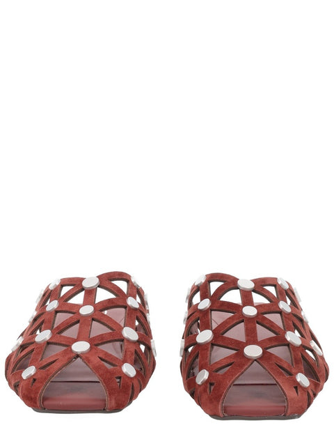 Ash Mule Bone 02 – Damen Ledermule SS26