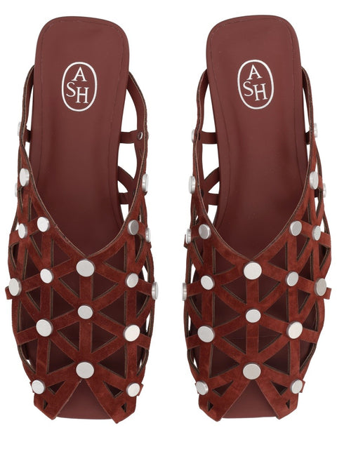 Ash Mule Bone 02 – Damen Ledermule SS26