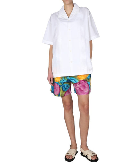 MULTICOLOR PRINT BERMUDA