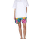 MULTICOLOR PRINT BERMUDA