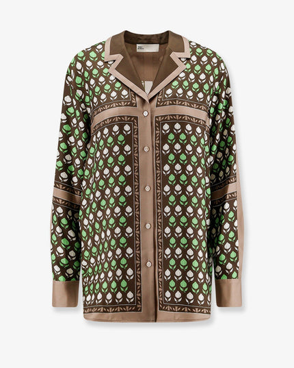 Multicolor silk shirt