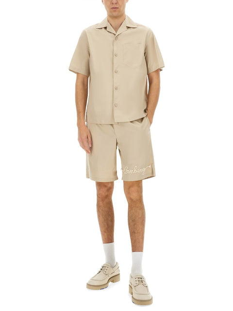 NAUTICAL STYLE LOGO SHORTS