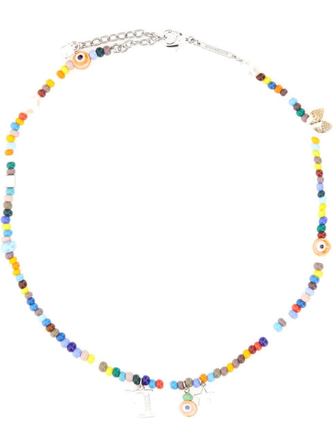 NECKLACE WITH BEADS AND SHELLS