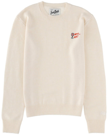 "NEW QUEEN" JERSEY WITH EMBROIDERY