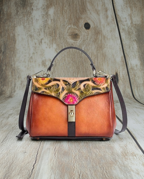 Rossie Viren Mini Leather Handtasche