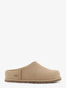 Nubuck sandals with engraved logo on the side
