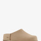 Nubuck sandals with engraved logo on the side