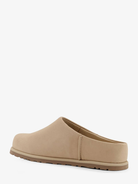 Nubuck sandals with engraved logo on the side