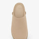Nubuck sandals with engraved logo on the side