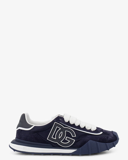 NY nylon and suede sneakers