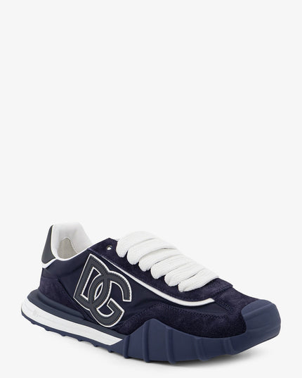 NY nylon and suede sneakers