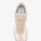 Nylon and suede sneakers