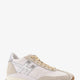 Nylon and suede sneakers