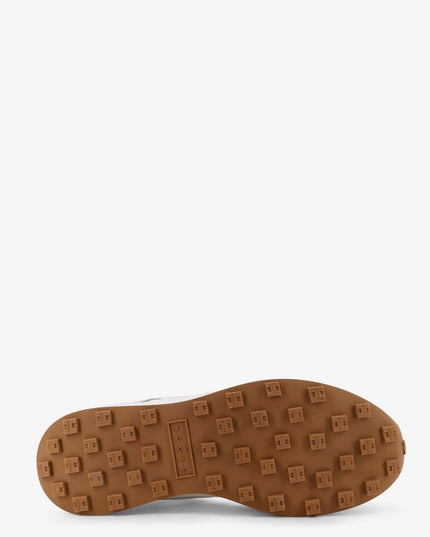Nylon and suede sneakers