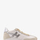 Nylon and suede sneakers