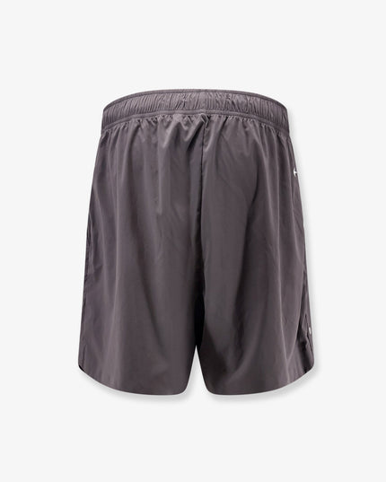 Nylon Bermuda shorts with embroidered logo on the back