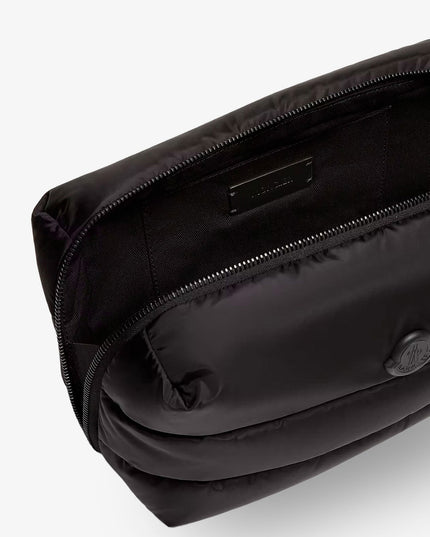 Nylon Caradoc beauty case with metal logo