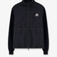 Nylon jacket with cotton inserts