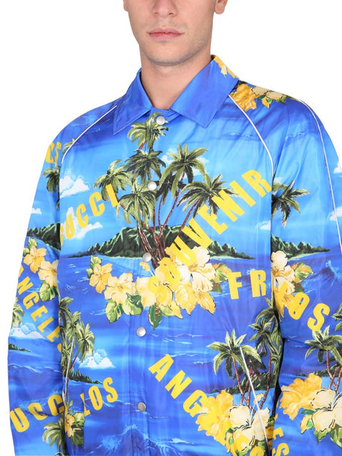 NYLON JACKET WITH PRINT