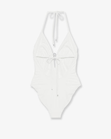 Nylon one-piece swimsuit