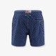Nylon swim shorts with all-over micro pattern