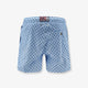 Nylon swim shorts with all-over micro-pattern