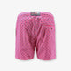 Nylon swim shorts with an all-over micro pattern