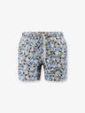 Nylon swim shorts with micro-pattern