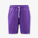 Nylon swim trunks with embroidered logo
