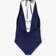 One-piece swimsuit with Horsebit details