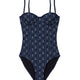 ONE PIECE SWIMSUIT WITH "PAISLEY" PRINT
